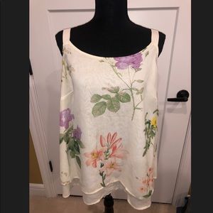Floral layered cami
